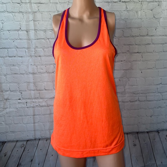 Champion Tops - Champion Orange & Purple tank top size M